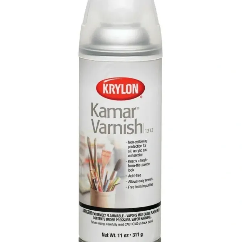 Canvas^Krylon Kamar Varnish Spray - Little Painter Art | Exploring the Endless Possibilities of Art