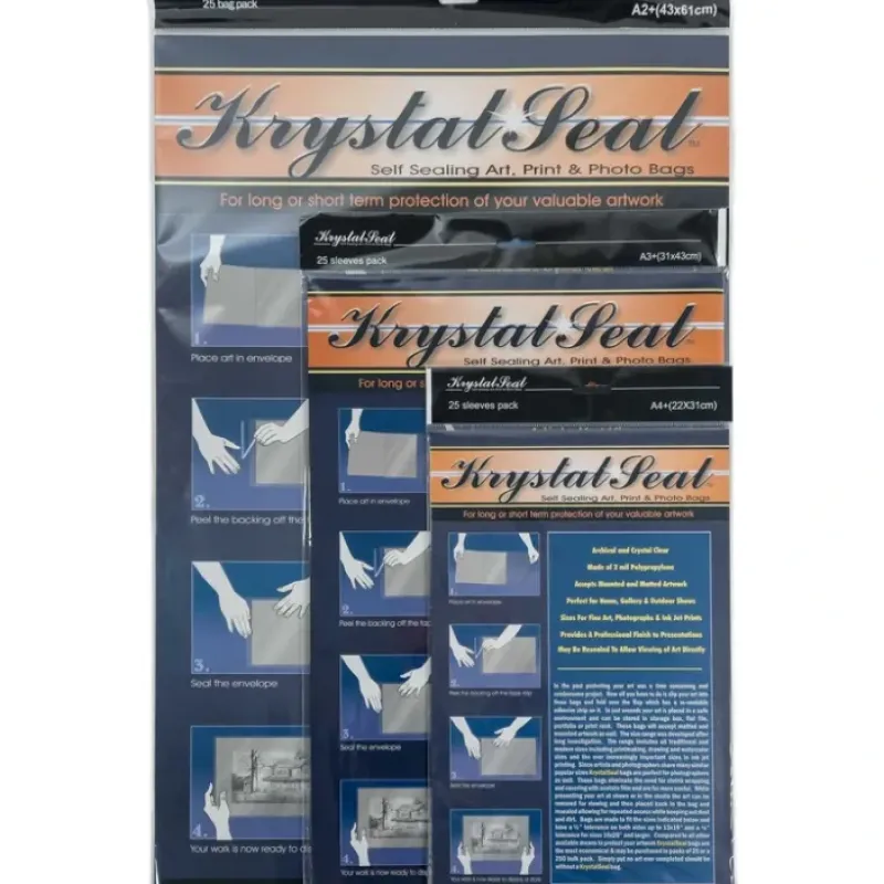 Shop All^Krystal Seal Self Sealing Art, Print & Photo Bags - Little Painter Art | Exploring the Endless Possibilities of Art