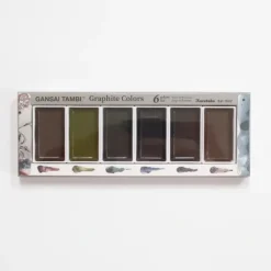 Shop All^Kuretake Gansai Tambi Graphite set 6 - Little Painter Art | Exploring the Endless Possibilities of Art