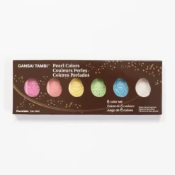 Shop All^Kuretake Gansai Tambi set 6 Pearl Colors - Little Painter Art | Exploring the Endless Possibilities of Art