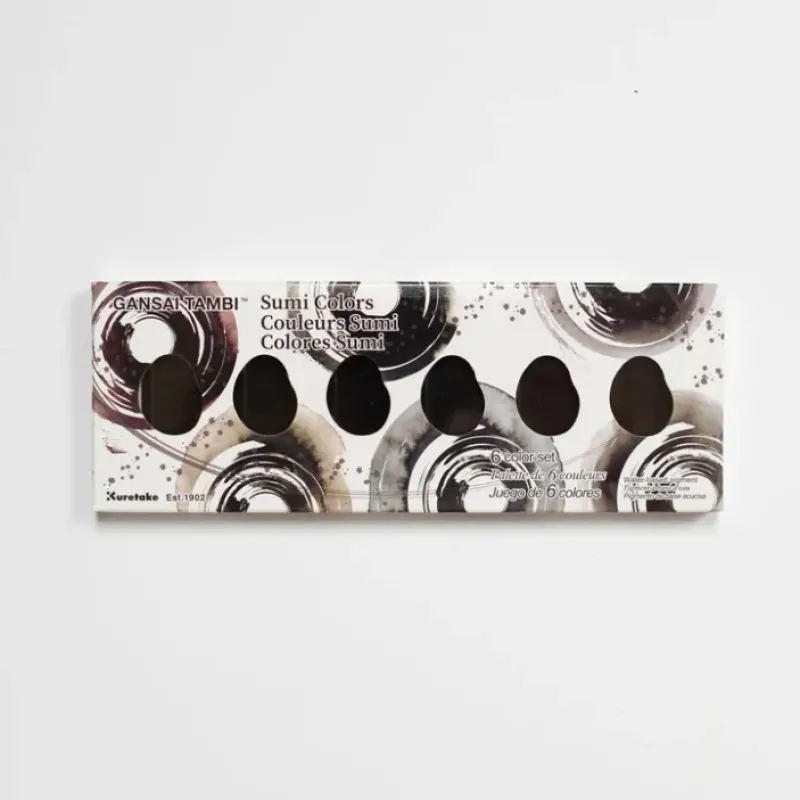 Shop All^Kuretake Gansai Tambi sumi set 6 - Little Painter Art | Exploring the Endless Possibilities of Art