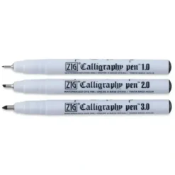 Shop All^Kuretake Zig Calligraphy Pens 3pc Oblique Set - Black Ink - Little Painter Art | Exploring the Endless Possibilities of Art