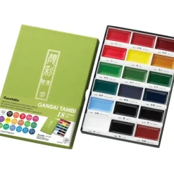 Pigment^Kuretake Zig Gansai Tambi Watercolour Set 18pk - Little Painter Art | Exploring the Endless Possibilities of Art