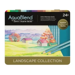 Pigment^Landscape Aquablend Watercolour Pencil Set - 24 Pack - Spectrum Noir - Little Painter Art | Exploring the Endless Possibilities of Art