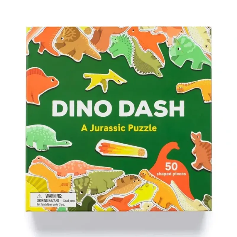 Hot^Laurence King 50pc Cluster Puzzle - Dino Dash - Little Painter Art | Exploring the Endless Possibilities of Art