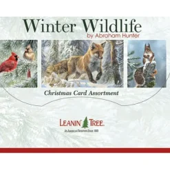 Hot^Leanin' Tree Holiday Boxed Cards 20pk Winter Wildlife Assortment - Little Painter Art | Exploring the Endless Possibilities of Art