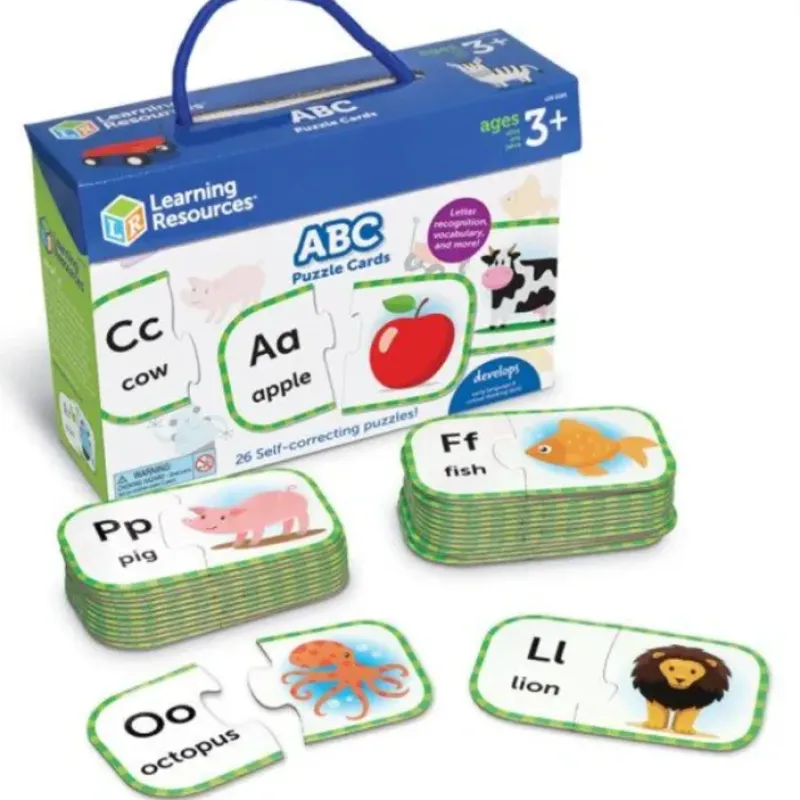 Hot^Learning Resources ABC Puzzle Cards - Little Painter Art | Exploring the Endless Possibilities of Art