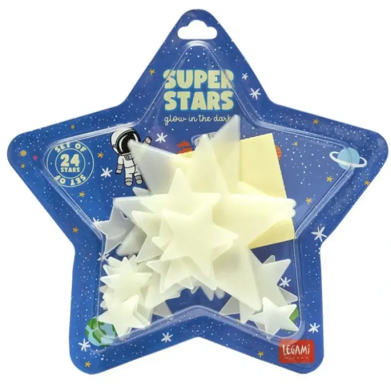 Shop All^Legami Glow-In-The-Dark Adhesive Super Stars - Little Painter Art | Exploring the Endless Possibilities of Art