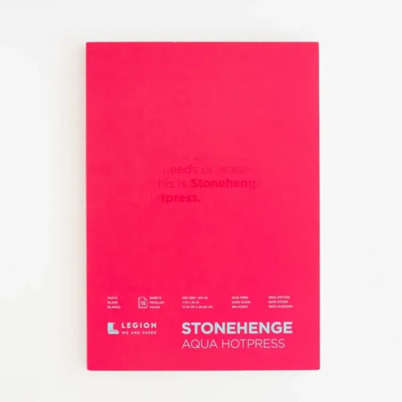 Shop All^Legion Stonehenge Aqua Hotpress 18x25cm 300gms - Little Painter Art | Exploring the Endless Possibilities of Art