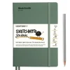 Hot^Leuchtturm1917 A5 Medium Sketchnote Journal - Olive - Little Painter Art | Exploring the Endless Possibilities of Art