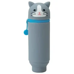 Shop All^Lihit Lab Punilabo Stand Up Pen Case - Grey Cat - Little Painter Art | Exploring the Endless Possibilities of Art