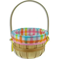 Shop All^Lined Wooden Easter Basket with Movable Handle - Little Painter Art | Exploring the Endless Possibilities of Art