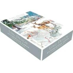 Hot^Ling Design Boxed Holiday Cards 24pk - Snowy Assortment - Little Painter Art | Exploring the Endless Possibilities of Art