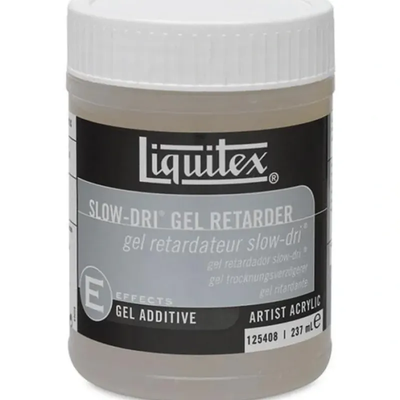 Brush^Liquitex Acrylic Effects Gel Additive - Slow-Dri Gel Retarder - Little Painter Art | Exploring the Endless Possibilities of Art