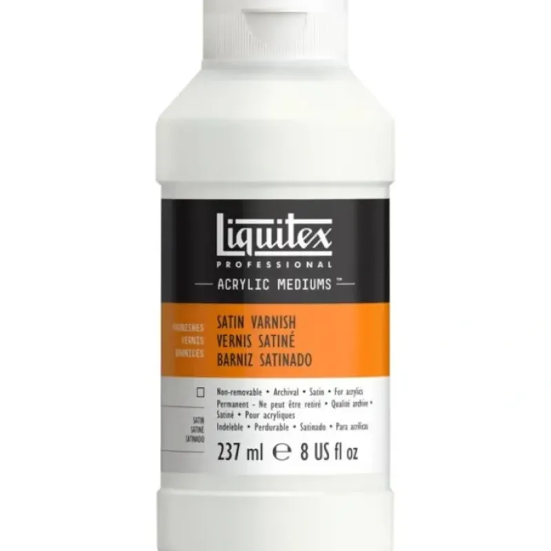 Brush^Liquitex Acrylic Varnish - Satin Varnish - Little Painter Art | Exploring the Endless Possibilities of Art