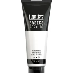 Pigment^Liquitex Basics Acrylic Paint 250ml Tube - Titanium White - Little Painter Art | Exploring the Endless Possibilities of Art