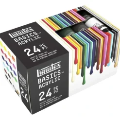 Pigment^Liquitex Basics Acrylic Paint 24 Tube Best Sellers Set - Little Painter Art | Exploring the Endless Possibilities of Art