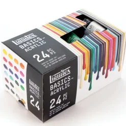 Pigment^Liquitex BASICS Acrylic Paint Tubes Set of 24 x 22ml - Little Painter Art | Exploring the Endless Possibilities of Art