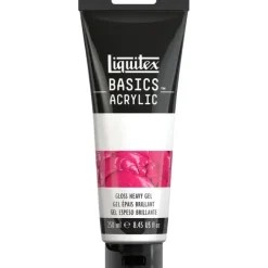 Pigment^Liquitex Basics Gloss Heavy Gel Medium 250ml - Little Painter Art | Exploring the Endless Possibilities of Art