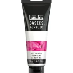 Pigment^Liquitex Basics Matte Gel Medium 250ml - Little Painter Art | Exploring the Endless Possibilities of Art