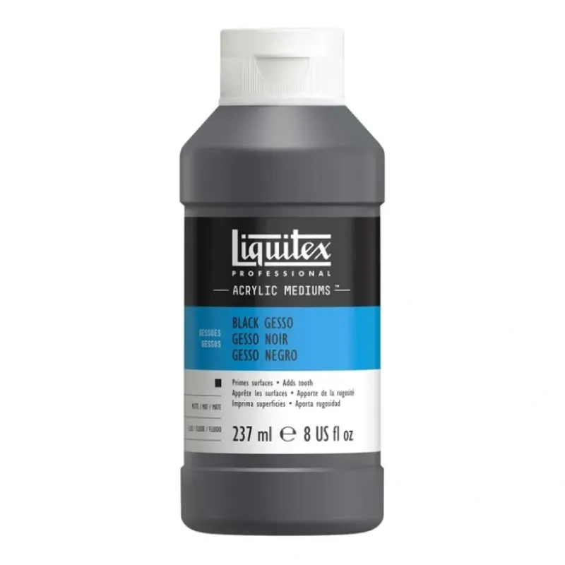 Pigment^Liquitex Black Gesso - 237ml/8oz - Little Painter Art | Exploring the Endless Possibilities of Art
