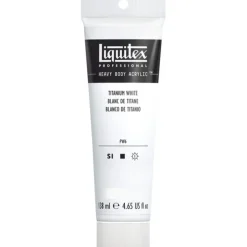 Pigment^Liquitex HEAVY BODY - Titanium White - 138ml Tube - Little Painter Art | Exploring the Endless Possibilities of Art