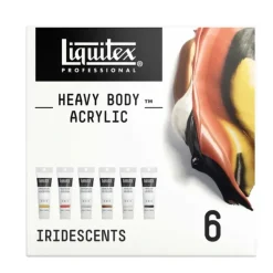 Pigment^Liquitex Heavy Body Acrylics - Iridescents - Set of 6 x 59ml - Little Painter Art | Exploring the Endless Possibilities of Art