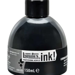 Pigment^Liquitex Professional Acrylic Carbon Black Ink - 150ml - Little Painter Art | Exploring the Endless Possibilities of Art