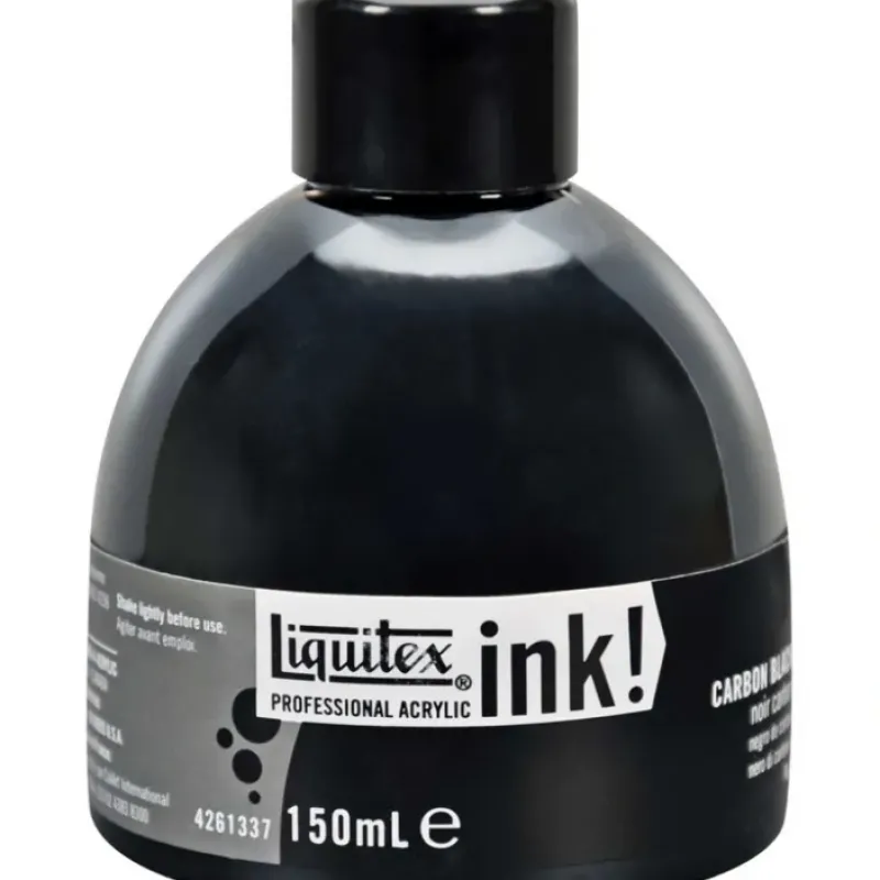 Pigment^Liquitex Professional Acrylic Carbon Black Ink - 150ml - Little Painter Art | Exploring the Endless Possibilities of Art