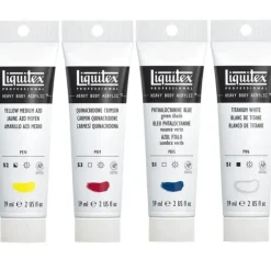 Canvas^Liquitex Professional Heavy Body Acrylic Set - 4pk Primary Mixing - Little Painter Art | Exploring the Endless Possibilities of Art