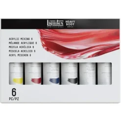 Pigment^Liquitex Professional Heavy Body Acrylic Primary Mixing Set 6pk - Little Painter Art | Exploring the Endless Possibilities of Art