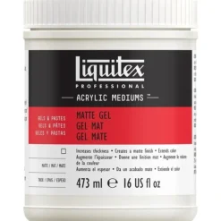 Pigment^Liquitex Professional Matte Gel Medium 16oz - Little Painter Art | Exploring the Endless Possibilities of Art