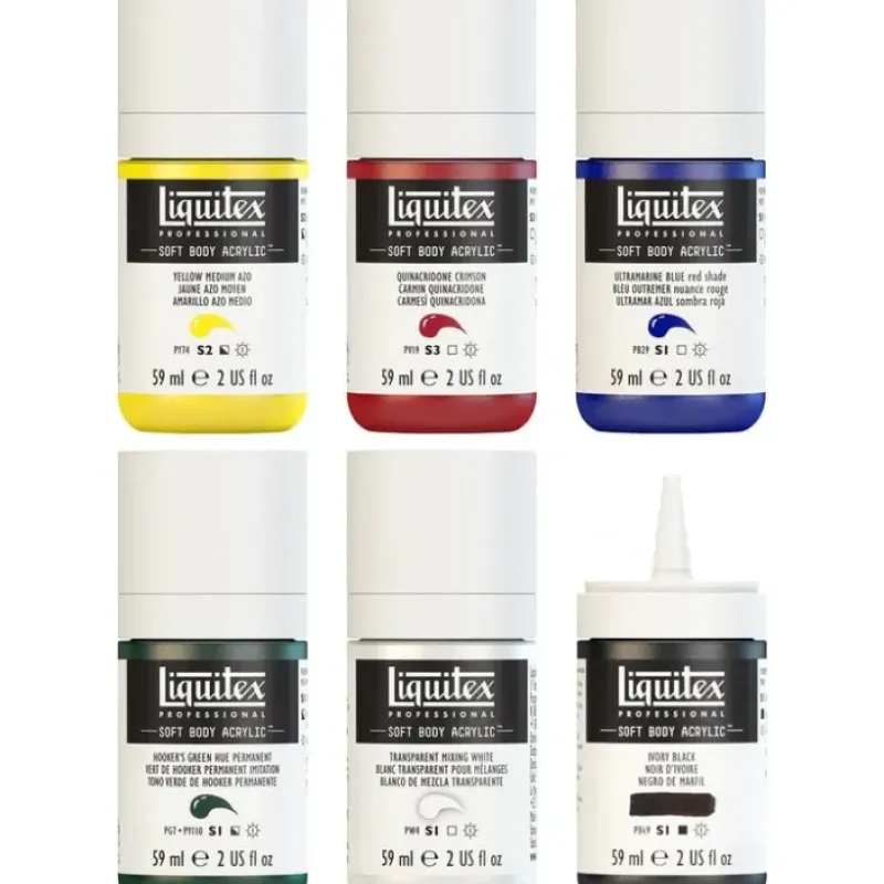 Canvas^Liquitex Professional Soft Body Acrylic Jars 59ml - Little Painter Art | Exploring the Endless Possibilities of Art