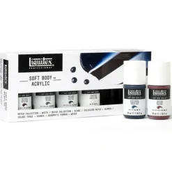 Pigment^Liquitex Professional Soft Body Acrylic Set 6 x 59ml - Muted - Little Painter Art | Exploring the Endless Possibilities of Art