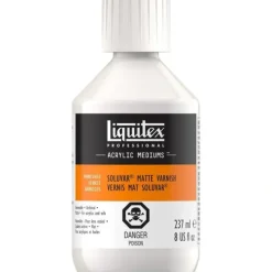 Brush^Liquitex Professional Soluvar Matte Varnish 8oz - Little Painter Art | Exploring the Endless Possibilities of Art
