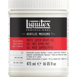 Pigment^Liquitex Professional Super Heavy Matte Gel Medium 16oz - Little Painter Art | Exploring the Endless Possibilities of Art