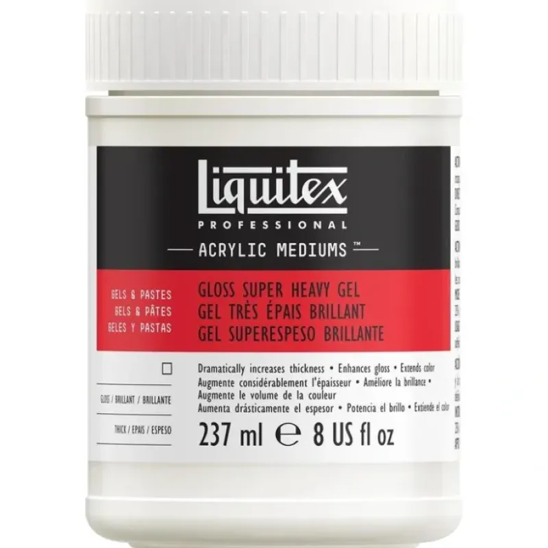 Pigment^Liquitex Professional Super Heavy Gloss Gel Medium 8oz - Little Painter Art | Exploring the Endless Possibilities of Art