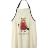 Canvas^Little Blue House Apron - Dam Great Cook - Little Painter Art | Exploring the Endless Possibilities of Art