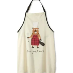 Canvas^Little Blue House Apron - Dam Great Cook - Little Painter Art | Exploring the Endless Possibilities of Art