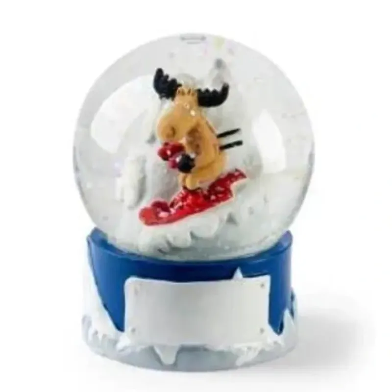 Shop All^Little Blue House Mini Snow Globe - Skiing Moose - Little Painter Art | Exploring the Endless Possibilities of Art