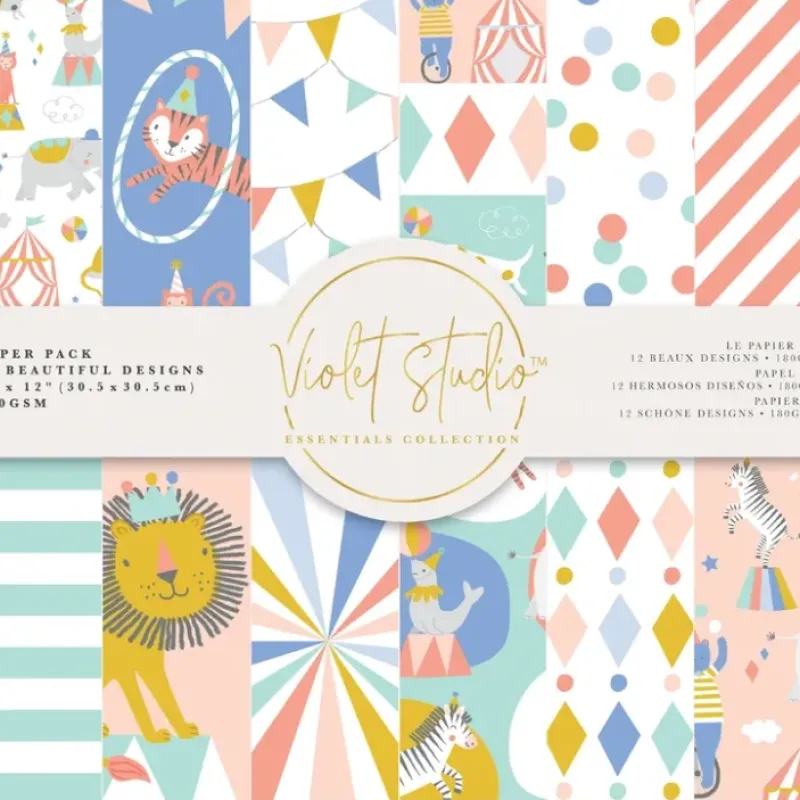 Shop All^Little Circus 12" x 12" Paper Pad - Violet Studios - Little Painter Art | Exploring the Endless Possibilities of Art