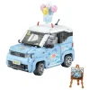 Hot^LOZ Mini Block Kit - Blue Mini Car - Little Painter Art | Exploring the Endless Possibilities of Art