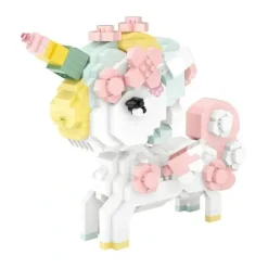 Hot^LOZ Mini Block Kit - Flower Unicorn - Little Painter Art | Exploring the Endless Possibilities of Art