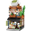 Hot^LOZ Mini Block Kit - Matcha Tea Shop - Little Painter Art | Exploring the Endless Possibilities of Art