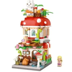 Hot^LOZ Mini Block Kit - Mushroom House - Little Painter Art | Exploring the Endless Possibilities of Art