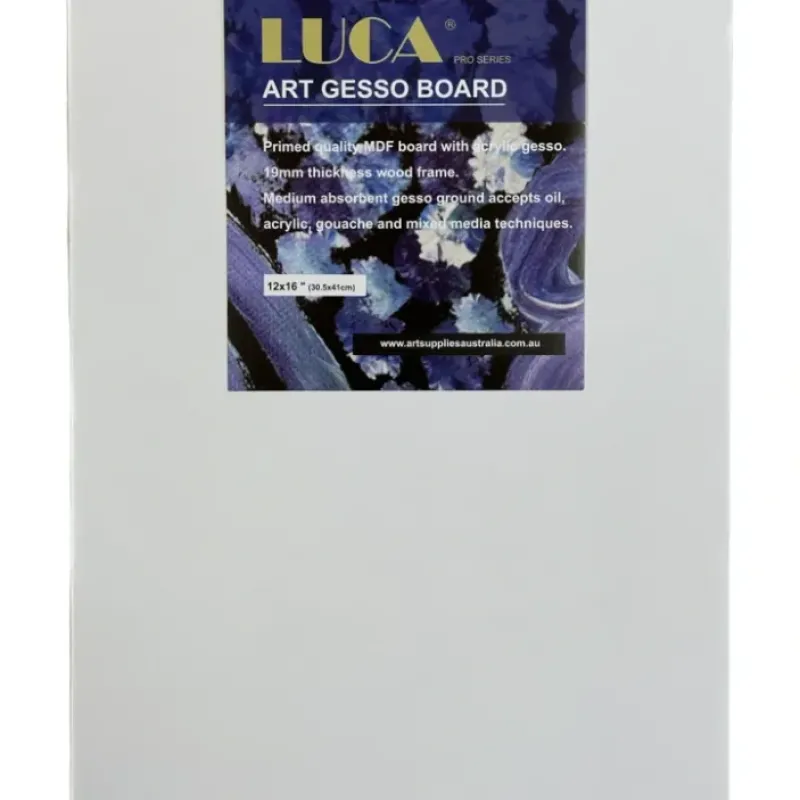Canvas^Luca Artist's Primed MDF Painting Panels(Boards) - Medium Texture Gesso Primed - Little Painter Art | Exploring the Endless Possibilities of Art