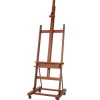 Canvas^Luca Large Studio H-frame Artist Easel with Wheel, Holds Canvas up to 215cm - Little Painter Art | Exploring the Endless Possibilities of Art