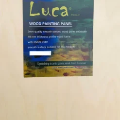 Canvas^Luca Premium Artist's Rectangular Wood Painting Panels - Little Painter Art | Exploring the Endless Possibilities of Art