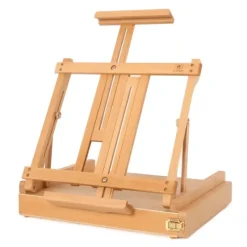 Canvas^Luca Table Box Easel With Side Drawer Beechwood LW05B - Little Painter Art | Exploring the Endless Possibilities of Art