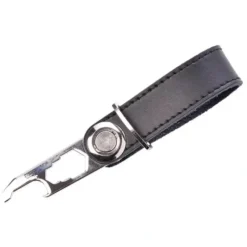 Hot^Mad Man Smart Keychain Leather - Black - Little Painter Art | Exploring the Endless Possibilities of Art